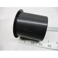 Boat FLUSH MOUNT DRINK CUP HOLDER 2.83"D x 3"H; Black Plastic