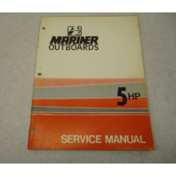 Outboard Service Repair Manual for Mariner 5 HP 2-Stroke Motors 1975