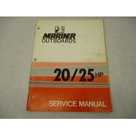 Outboard Service Repair Manual for Mariner 20 25 HP 2-Stroke Motors 1975