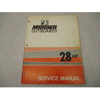 Outboard Service Repair Manual for Mariner 28 HP 2-Stroke Motors 1975