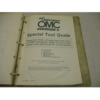 174156 395402 1984 OMC Johnson Evinrude Service Manual for Accessories & Tools