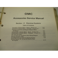 174156 395402 1984 OMC Johnson Evinrude Service Manual for Accessories & Tools
