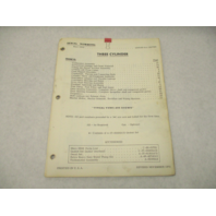 1972 Parts Catalog Manual for Mercury Merc 650E 65 HP 3-CYL Outboards