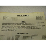 1974-1975 Parts Catalog Manual for Mercury Merc 650 65 HP 3-CYL Outboards