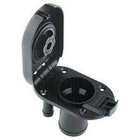 Perko Boat COMBINATION GAS FILL & TANK VENT-Black