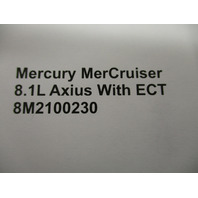 Wiring Diagrams for Mercury Mercruiser 8.1L &  8.2L DTS Axius Harness