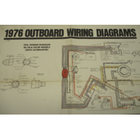 1976 Evinrude & Johnson Outboard Wiring Diagrams 85-200 Hp Models w/Alternator