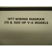 1977 Evinrude & Johnson Outboard Wiring Diagrams 85-200 Hp Models