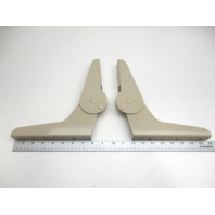 Beige Metal  Marine Boat Seat Hinge Set  8- 5/8" X 9 -3/4"