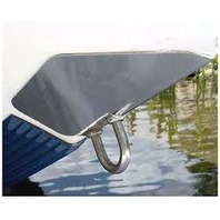KS Marine Bowshield Small Bow Guard - Stainless Steel 6.5" x 6"