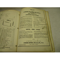 1956 Evinrude Outboard Complete Parts Catalog Lightwin DuckTwin Fleetwin Fastwin