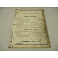 1956 Evinrude Outboard Complete Parts Catalog Lightwin DuckTwin Fleetwin Fastwin
