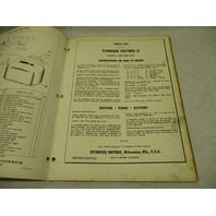 1956 Evinrude Outboard Complete Parts Catalog Lightwin DuckTwin Fleetwin Fastwin