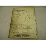 1957 Evinrude Outboard Complete Parts Catalog Lightwin DuckTwin Sportwin Fastwin