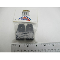 3516BP Marine Boat Bimini Top Black Square Internal Eye End for 1" OD Tubing
