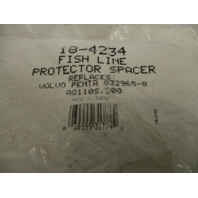 18-4234 Fish Line Protector Spacer for Volvo Penta 832965; AQ110S, 200