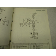 NOS 432897 OMC Evinrude Johnson 1989 Outboard 150 HP Parts Catalog