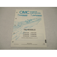 NOS 433799 1990 OMC Evinrude Johnson Outboard Parts Catalog 150 HP