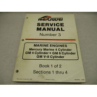 90-95693 888 MerCruiser Service Repair Manual Number 3 GM Marine Engines Book 1