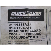 91-14311A1 91-817057a1 Mercury Mariner Driveshaft Bearing Preload  Tool kit