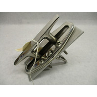 Run About Marine Boat STUD MOUNT OPEN BASE POP UP CLEAT & Plate, CHROME 4-1/2"