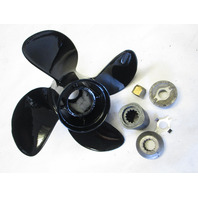 8M8026635 14 Pitch 4-Blade Prop & Hub Kit Mercury 25-70 HP Outboards 13 Spline