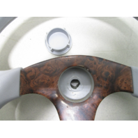 Dino 3 Spoke 13 1/2" Diameter Grey Marine Boat Steering Wheel 3/4" Shaft