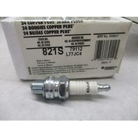 L77JC4 821S CHAMPION ENGINE SPARK PLUG COPPER PLUS 17 PACK FOR OUTBOARDS SNOWMOBILES