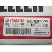 6G5-45945-01-00 Yamaha Outboard 3 blade Aluminum 14 X 19 Pitch "M" Propeller
