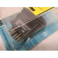 RK19540 SIERRA ILLUMINATED CONTURA  ROCKER SWITCH-On-Off-On, DPDT 20AMP 12 VDC