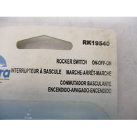 RK19540 SIERRA ILLUMINATED CONTURA  ROCKER SWITCH-On-Off-On, DPDT 20AMP 12 VDC