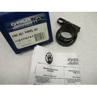 0174741 174741 OMC Evinrude Johnson 9.9-65 HP Preset Throttle Friction Clamp