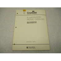 TECM520 1988 Crusader Marine Engines Parts Catalog Model 220/305 270/350 CID