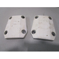0338741 Evinrude Johnson 90-300 Hp Midsection Lower Mount Bracket Covers