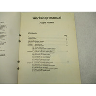 7733187-4 1990 Volvo Penta Service Workshop Manual 740/DP MS5 Engine Units