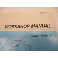 7733187-4 1990 Volvo Penta Service Workshop Manual 740/DP MS5 Engine Units