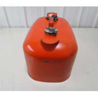 OMC Evinrude Johnson Outboard 6 Gallon Remote Red Metal Gas Tank Fuel Can