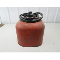 Vintage Johnson Evinrude Mile Master 6 Gal 2 Line Pressure Gas Fuel Tank