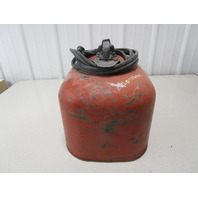 Vintage Johnson Evinrude Mile Master 6 Gal 2 Line Pressure Gas Fuel Tank