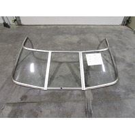 1999 Bayliner Capri 1950 19' Boat Windshield Window Glass Curved Walk Through