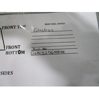 1984 Glastron SSV167 16' Boat Windshield Window Glass Walk Through 62"