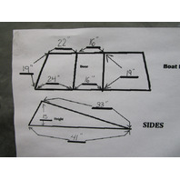 Sea Sprite Cougar 15' Boat Walk Through Windshield Window Glass 64" Wide