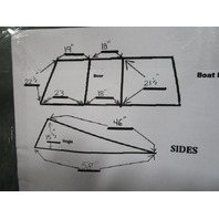 1984 Stingray SVB 165 SS Boat Walk Through Windshield Window Glass 62" Wide