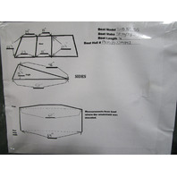 1984 Stingray SVB 165 SS Boat Walk Through Windshield Window Glass 62" Wide