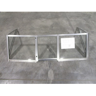 1989 Larson All American DC 170 Boat Windshield Window Glass Walk Through 68"
