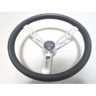 1984 Stingray  SVB 165 SS Boat Marine 3 Spoke Stainless 14" Steering Wheel