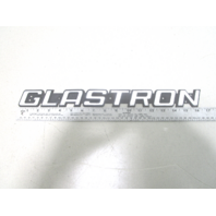 Vintage Glastron Boat Marine Plaque Emblem Badge 16 1/2" x 1 3/4"