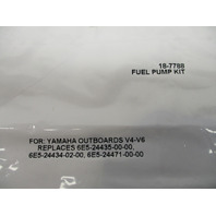 18-7788 Sierra Fuel Pump Kit For Yamaha V-4, V-6 Outboards 6E5-24411-00-00