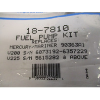 18-7810 Replacment Fuel Pump Kit for Mercury Mariner V200 V225 Outboards 90363A1