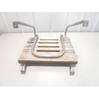 Marine Boat Teak Wood Swim Platform 19 3/4" x 15 1/2" with 1 Step Ladder